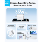 Anker Cargador Nano Compact and Durable Fast Charger - 35W - USB-C - Blanco - Imagen 2