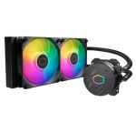 CoolerMaster MasterLiquid 240L Core ARGB Spectrum - Negro