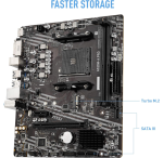 MSI PRO A520M-S - AM4 - DDR4 - Negro - Imagen 2