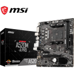 MSI PRO A520M-S - AM4 - DDR4 - Negro