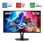 Acer XV325QK V3bmiipprx - 32" - UHD - 320Hz Dual Mode - QD Mini Led - 0,5ms